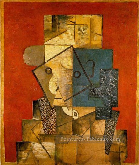 Homme 1915 cubisme Pablo Picasso Peintures à l'huile